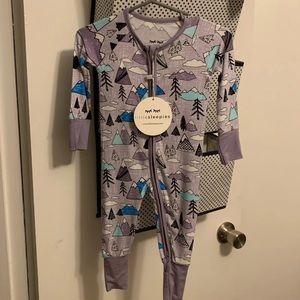 Little Sleepies Zippy Mountains NWT